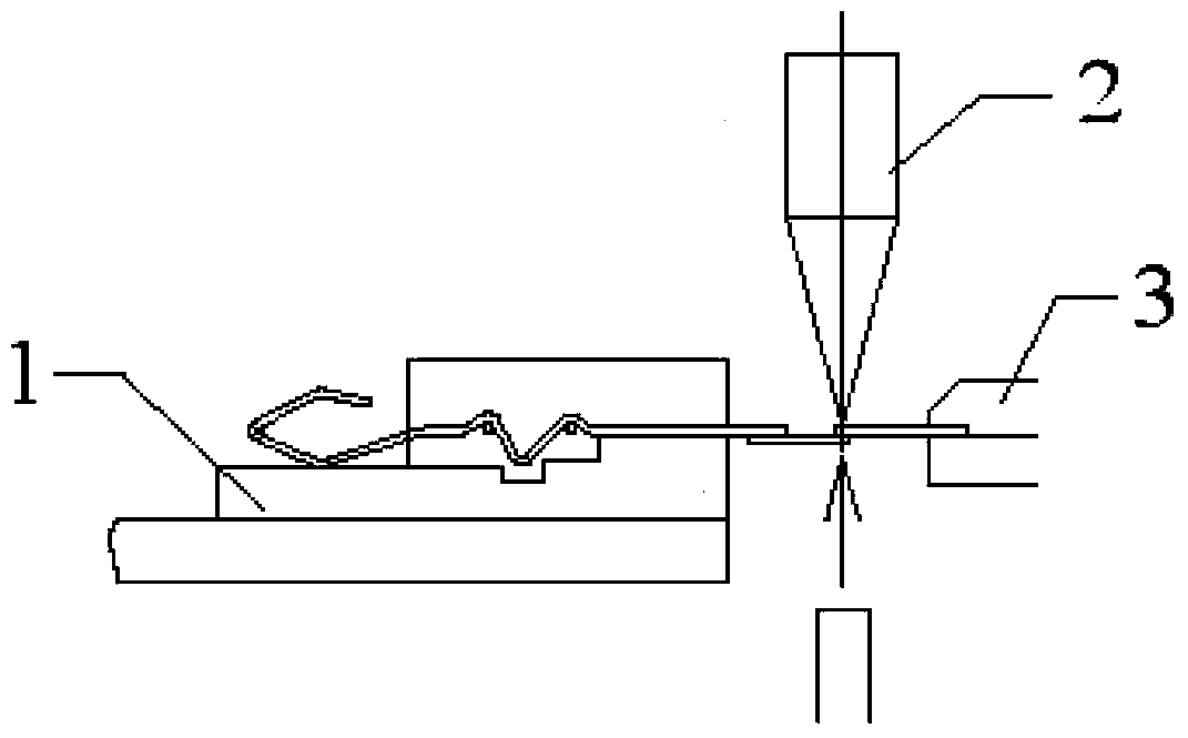 Production method of electrode component for automotive metal halide lamp