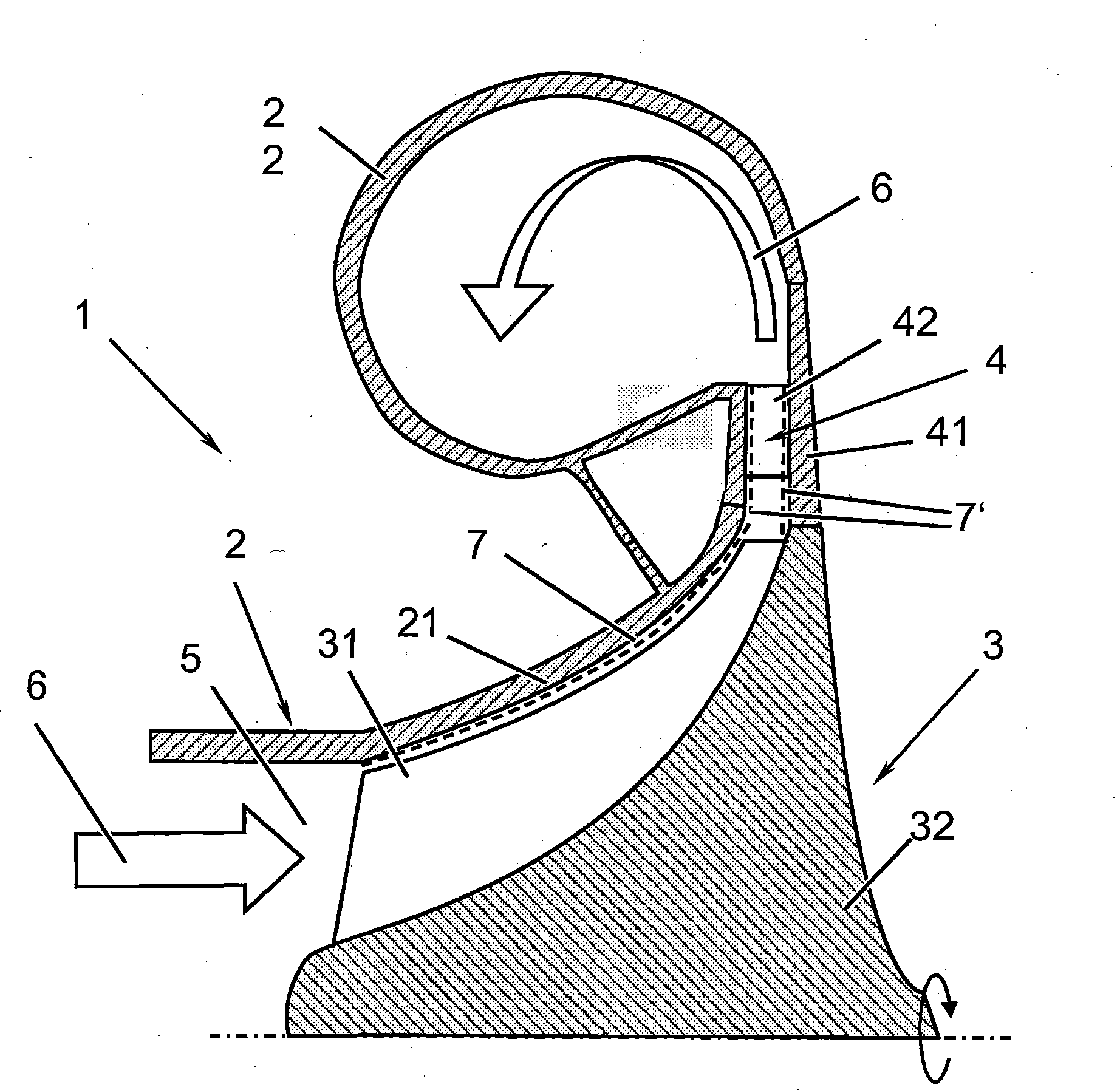 Turbocharger with catalytic coating