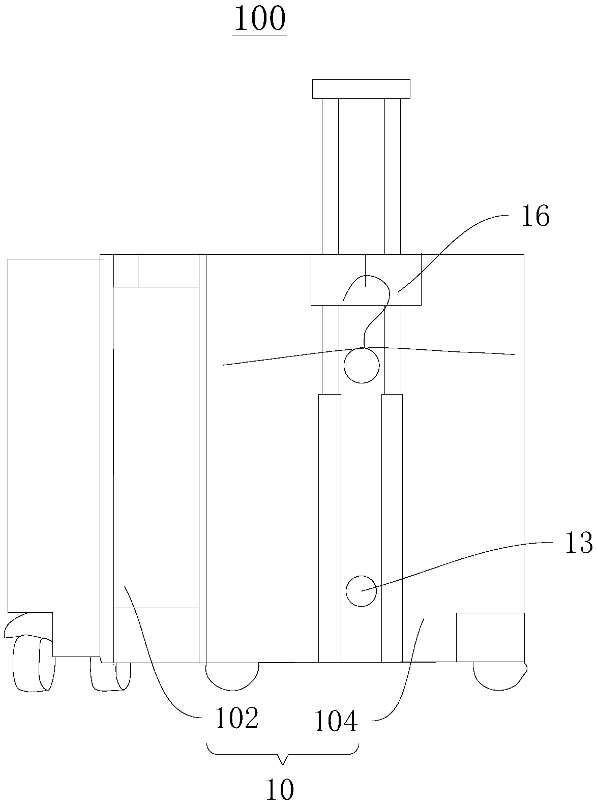 Luggage drying case and luggage containing device with drying function