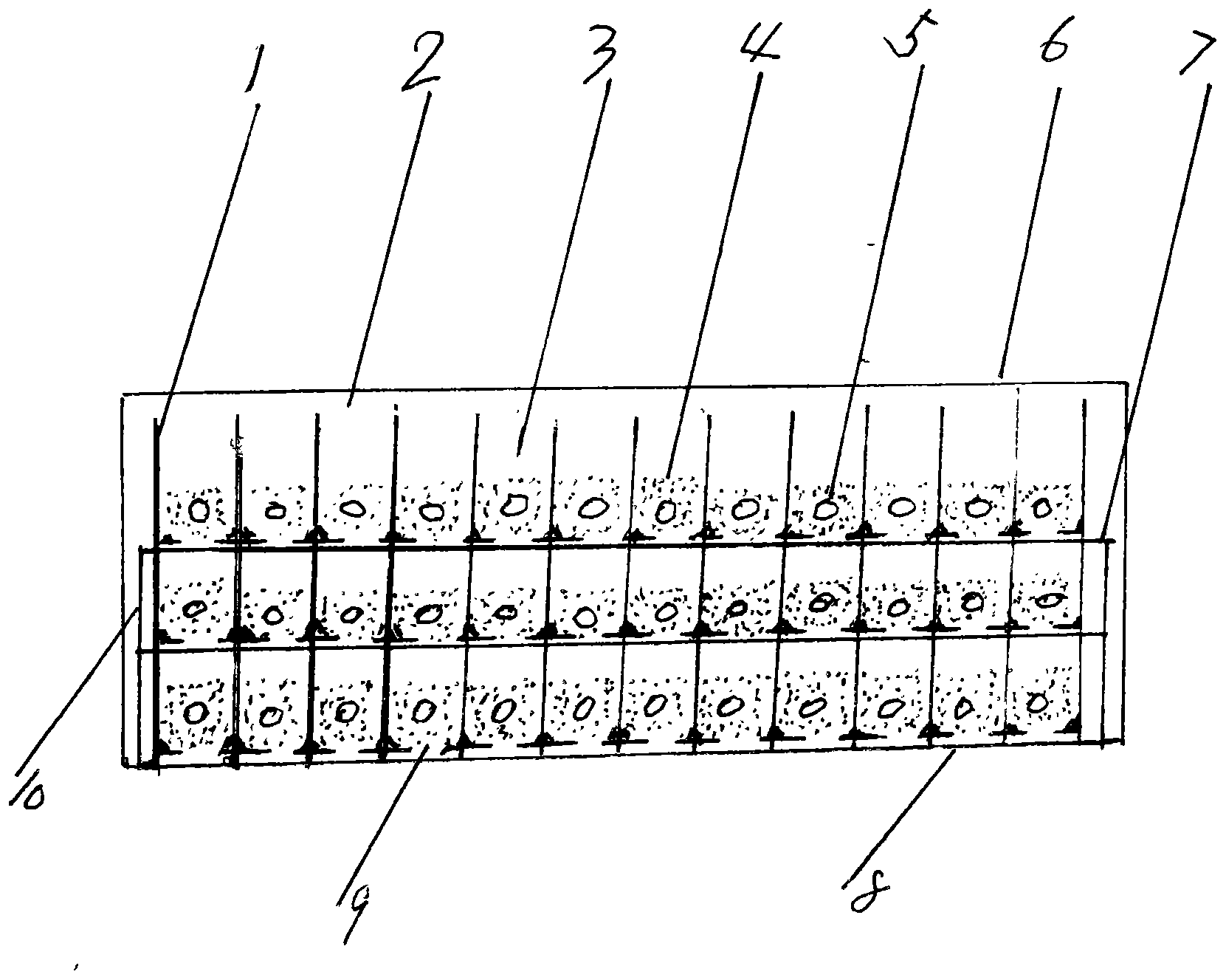 Solar three-layer and multi-cylinder seedling container