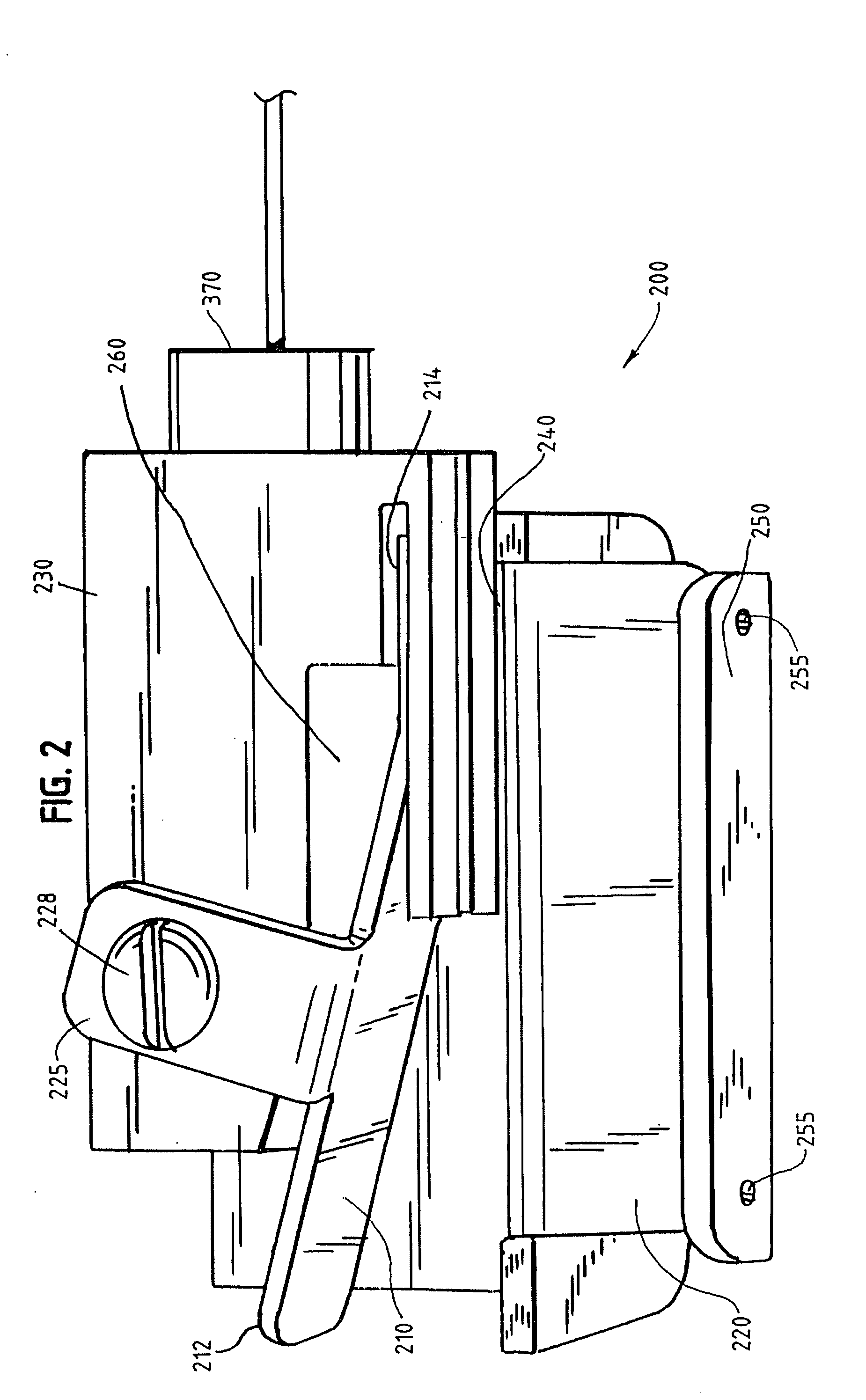 High voltage arm assembly with integrated resistor, automatic high voltage deflection electrode locator, and special insulation