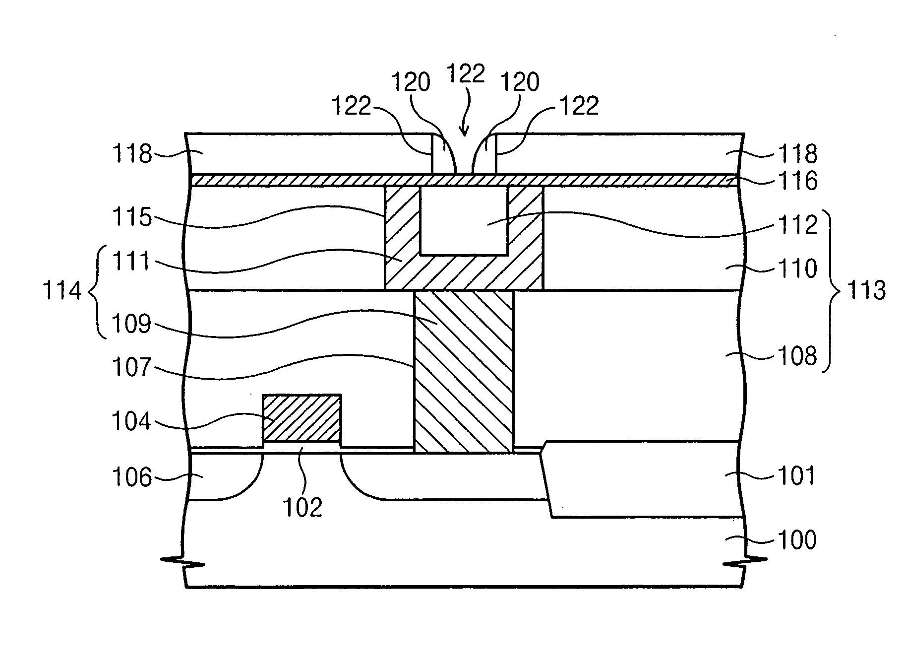 Phase changeable memory device and method of formation thereof