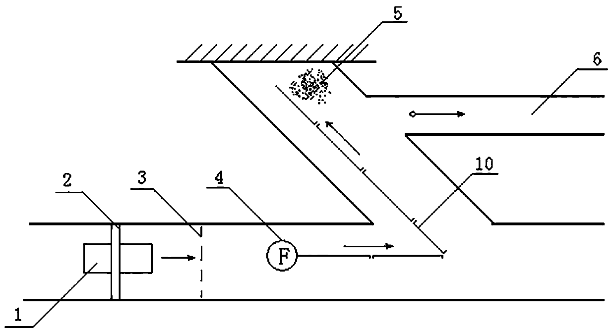 Method for extinguishing fire by utilizing fuel oil inert gas generator to directly convey inert gas to local ventilator