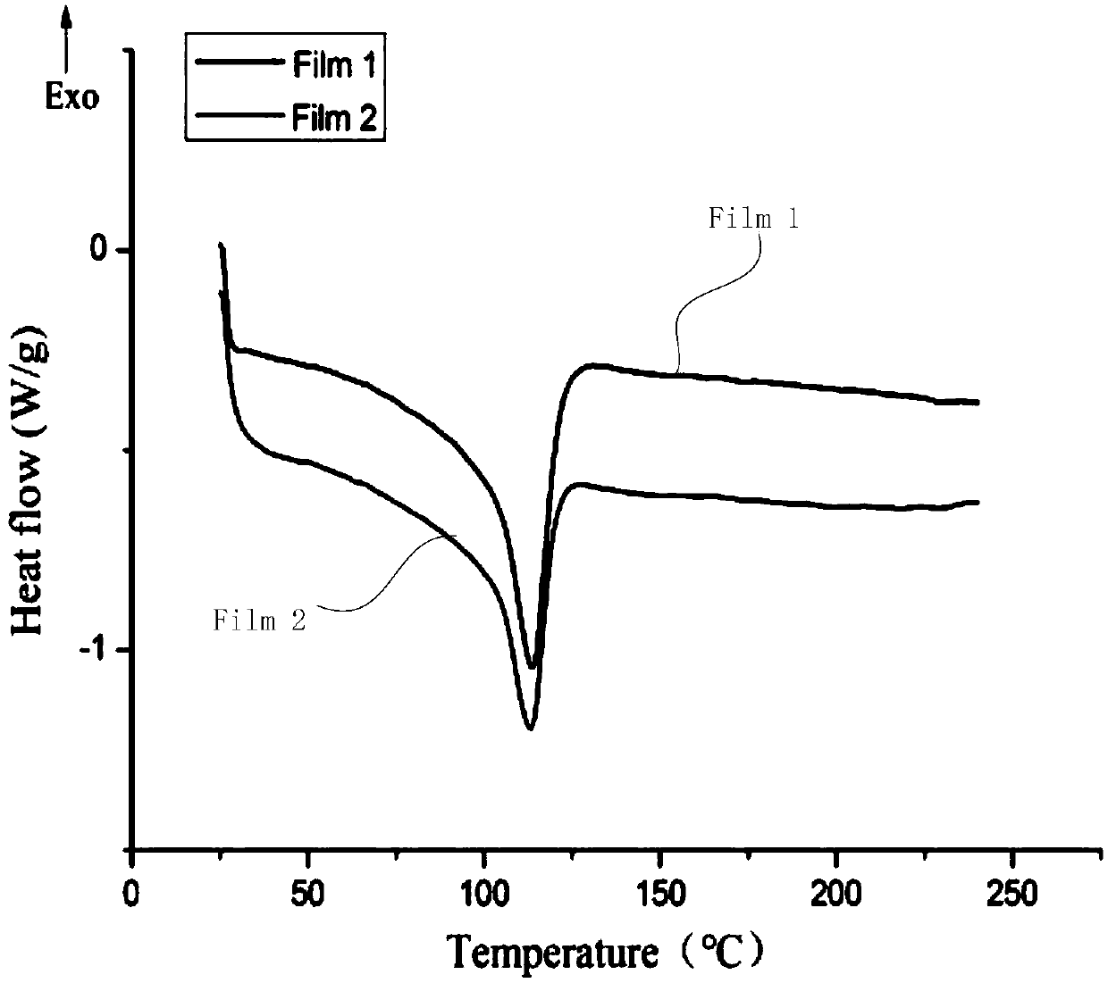 Active packaging film and preparation method thereof