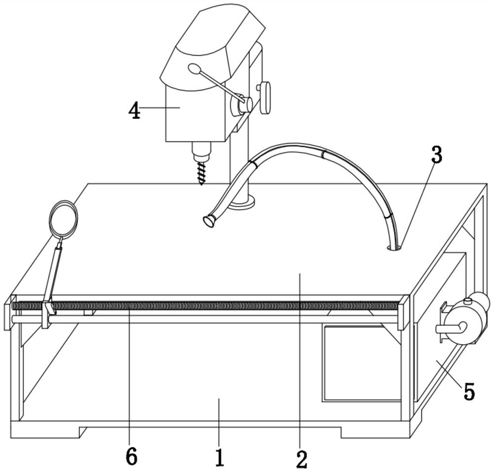 Engraving device for computer accessory machining and using method thereof