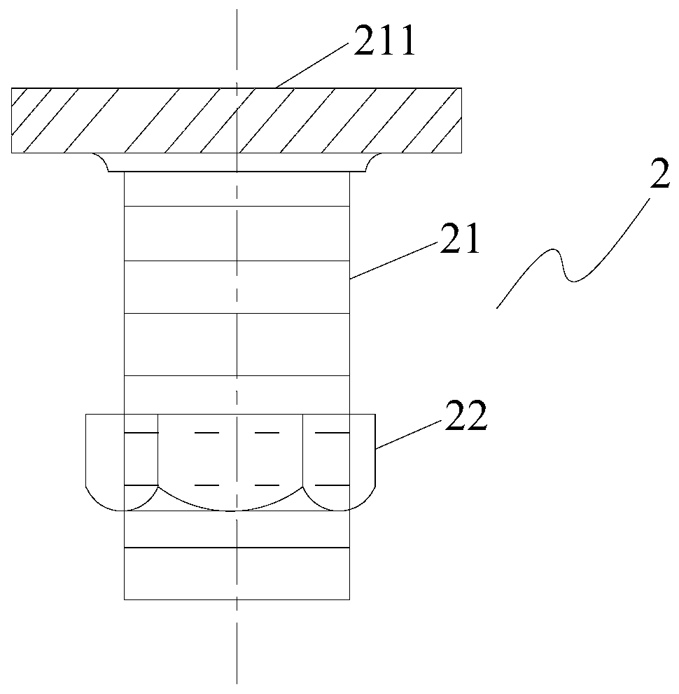 Novel concrete column template device and construction method thereof