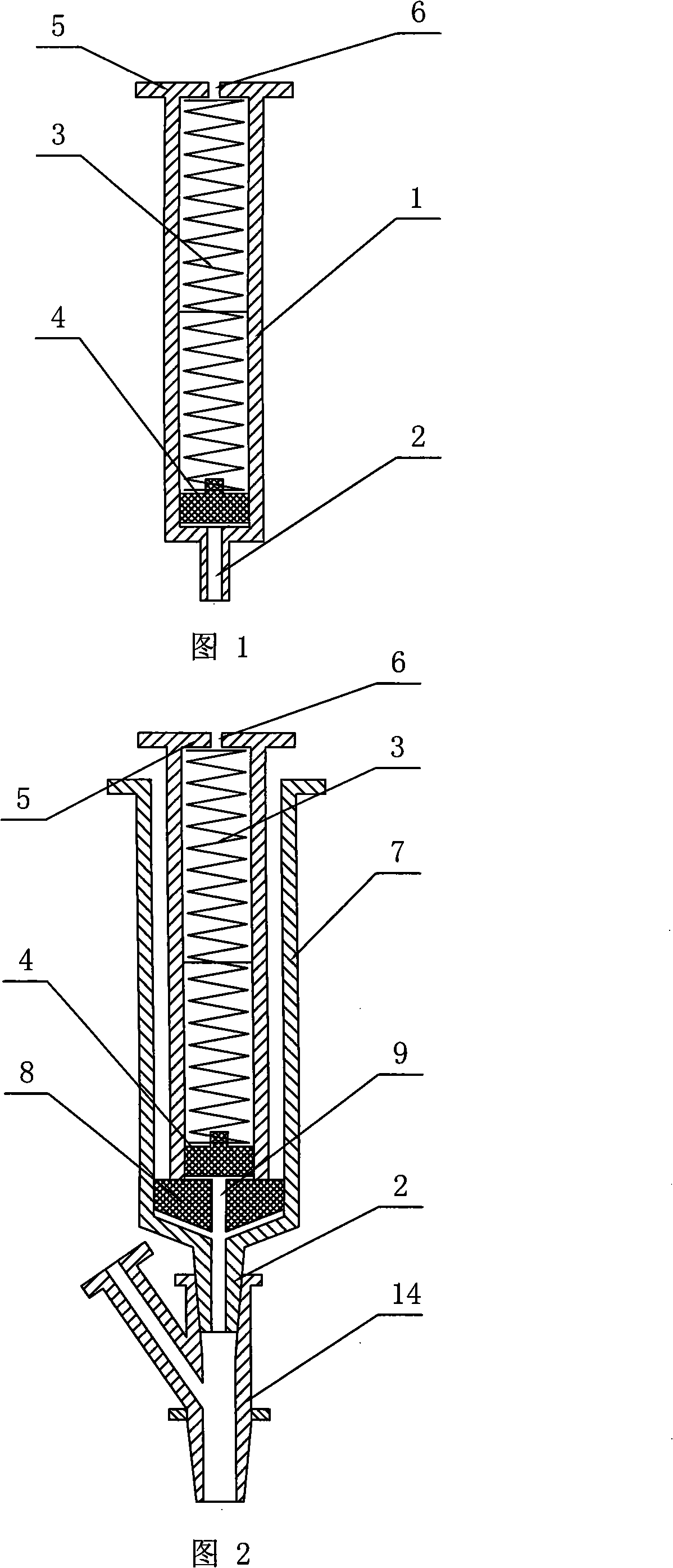 Device for deep venipuncture permanent needle capable of accurately recognizing artery and vein