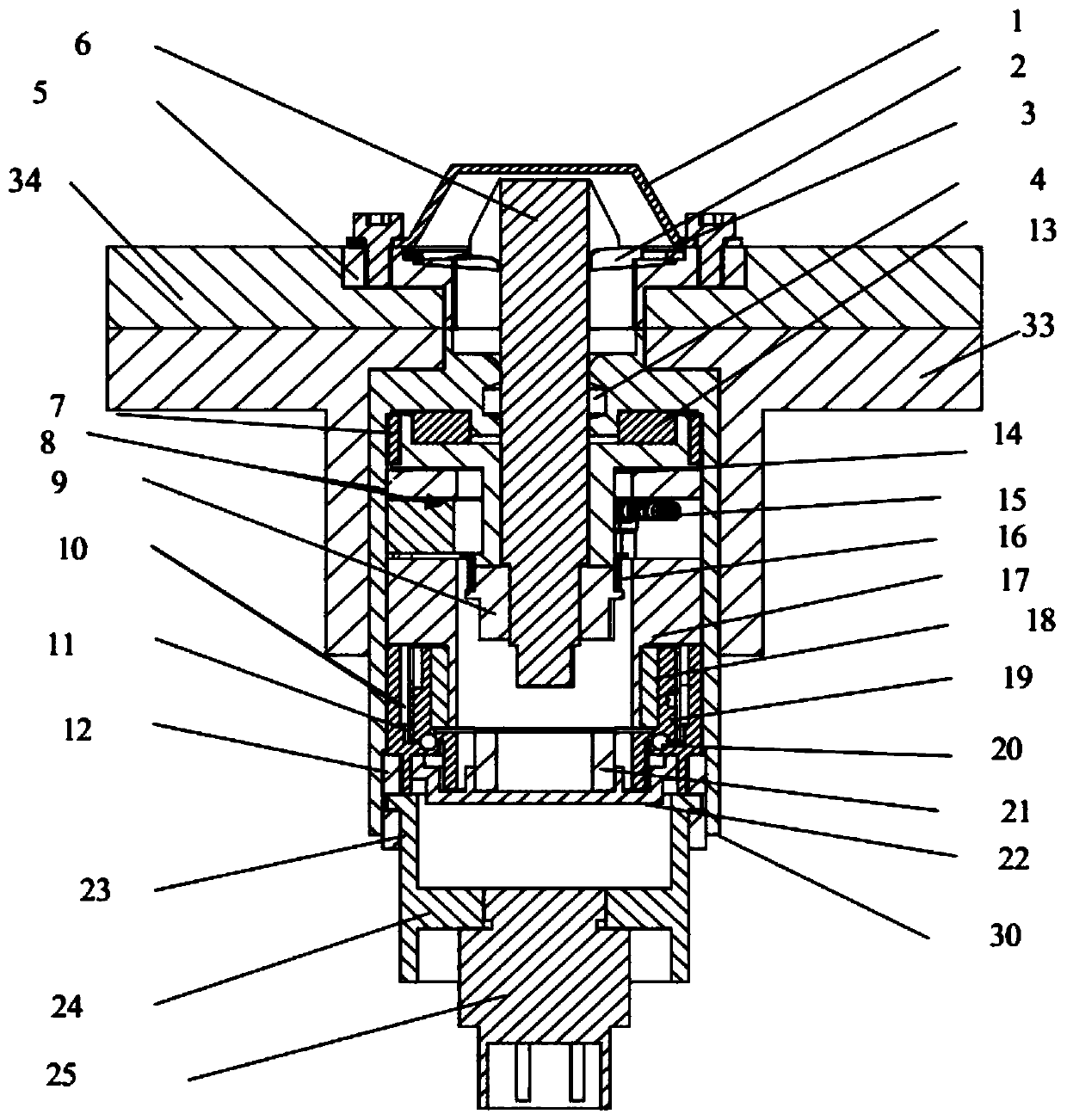 Rapid separation device based on memory alloy wire driving