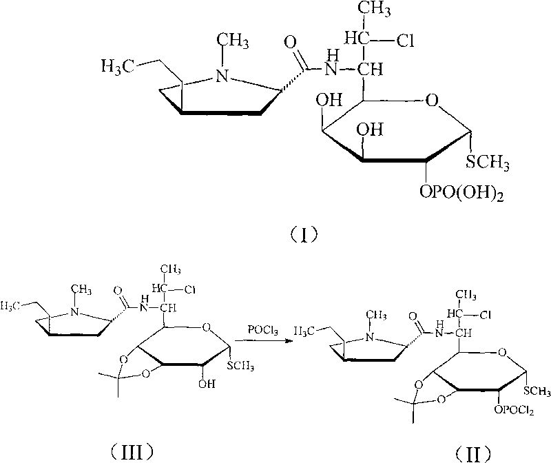 Novel route for clindamycin phosphate compounds