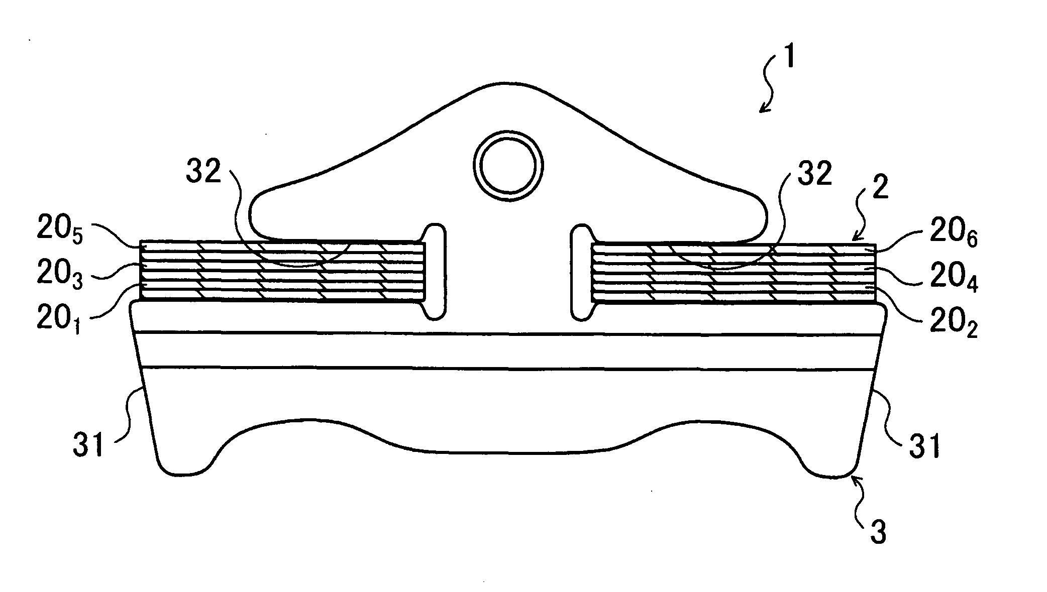 Power transmission belt method for production thereof