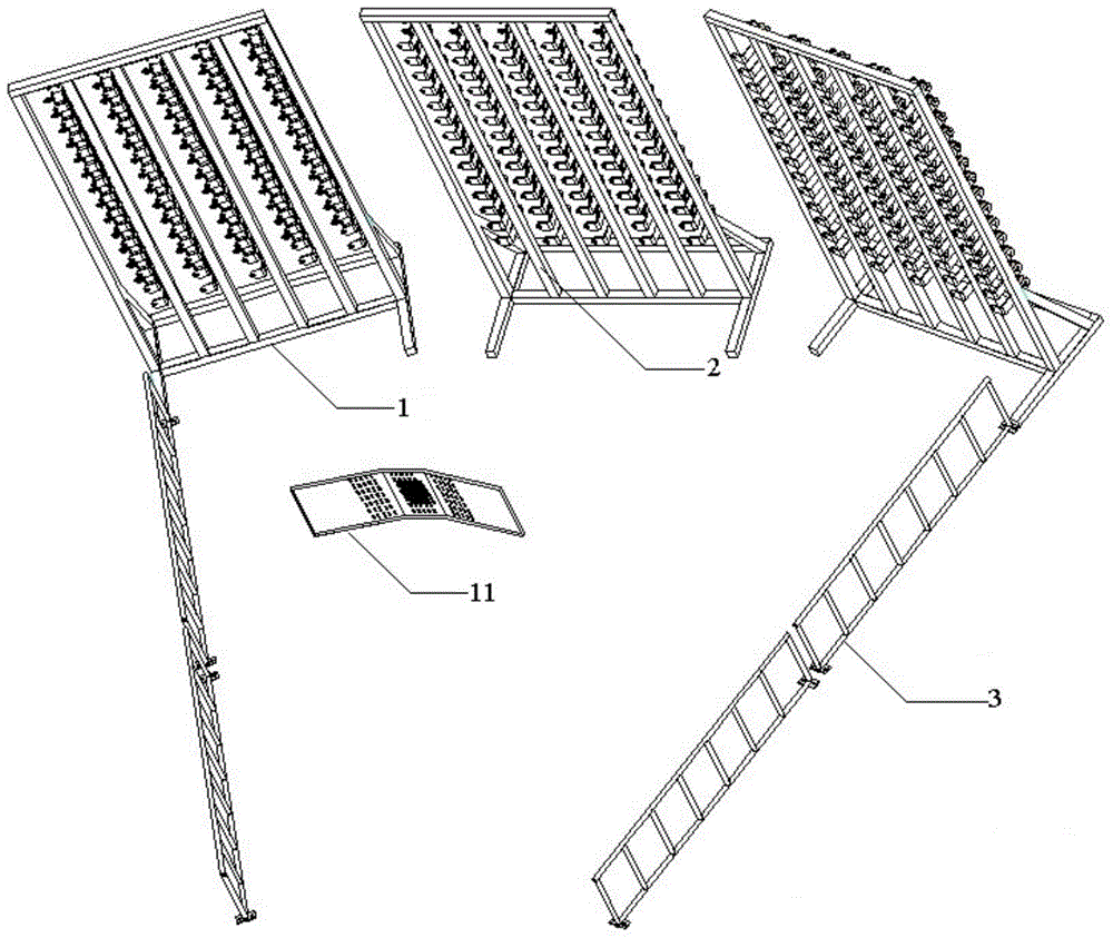 Creel for warping ultrafine metal wire