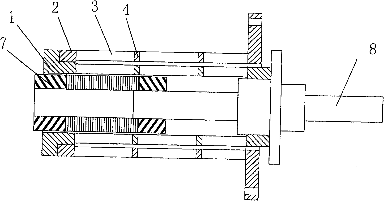 Flexible rotary bearing