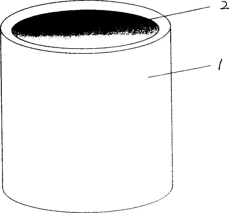 Kieselguhr cigarette filter core and its making method
