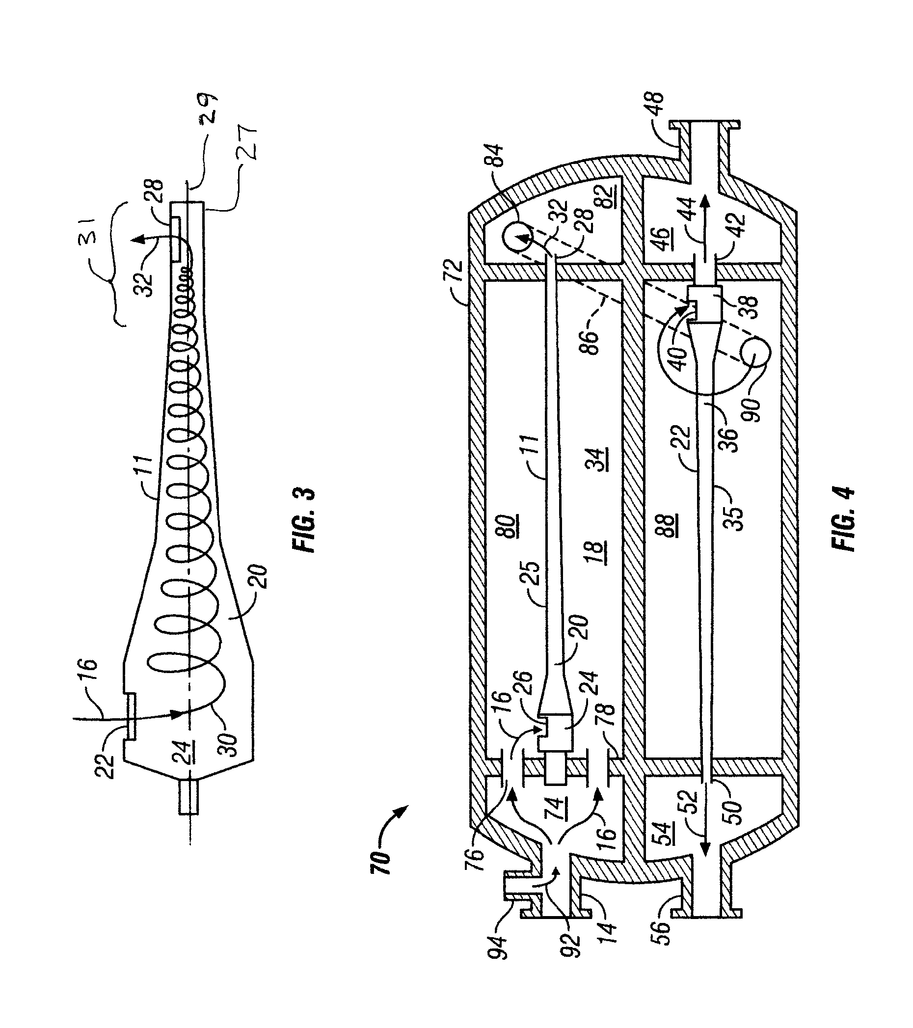 Method And Apparatus To Enhance Separation Performance Of A Lean And Low Mean Size Dispersed Phase From A Continuous Phase