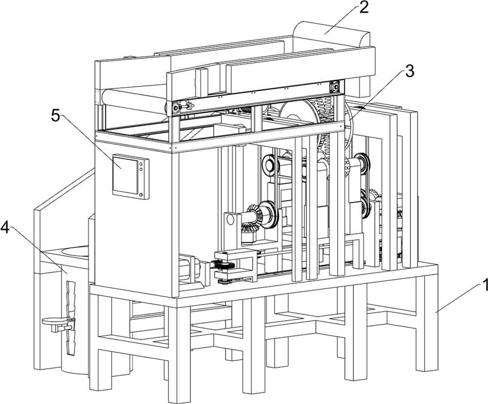 Cattail hassock maintenance and storage device capable of realizing comprehensive cleaning