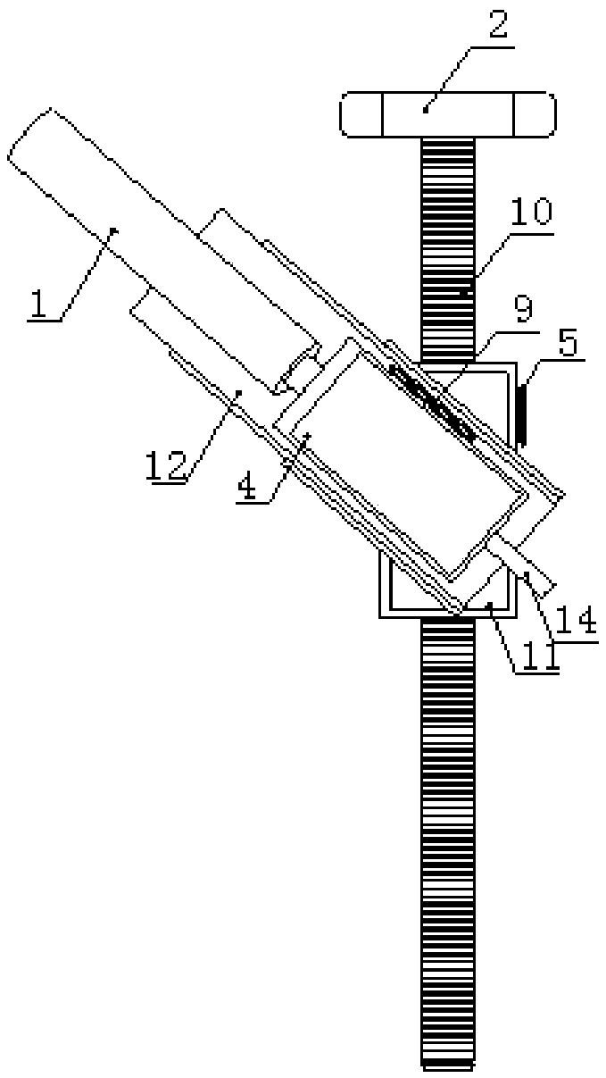 Steering core drilling device and method