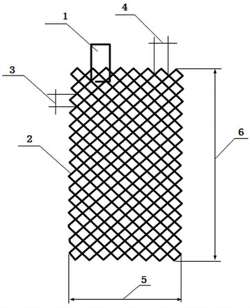 Lead-acid storage battery grid with confluence lug and super-pore cut and stretched net being welded together