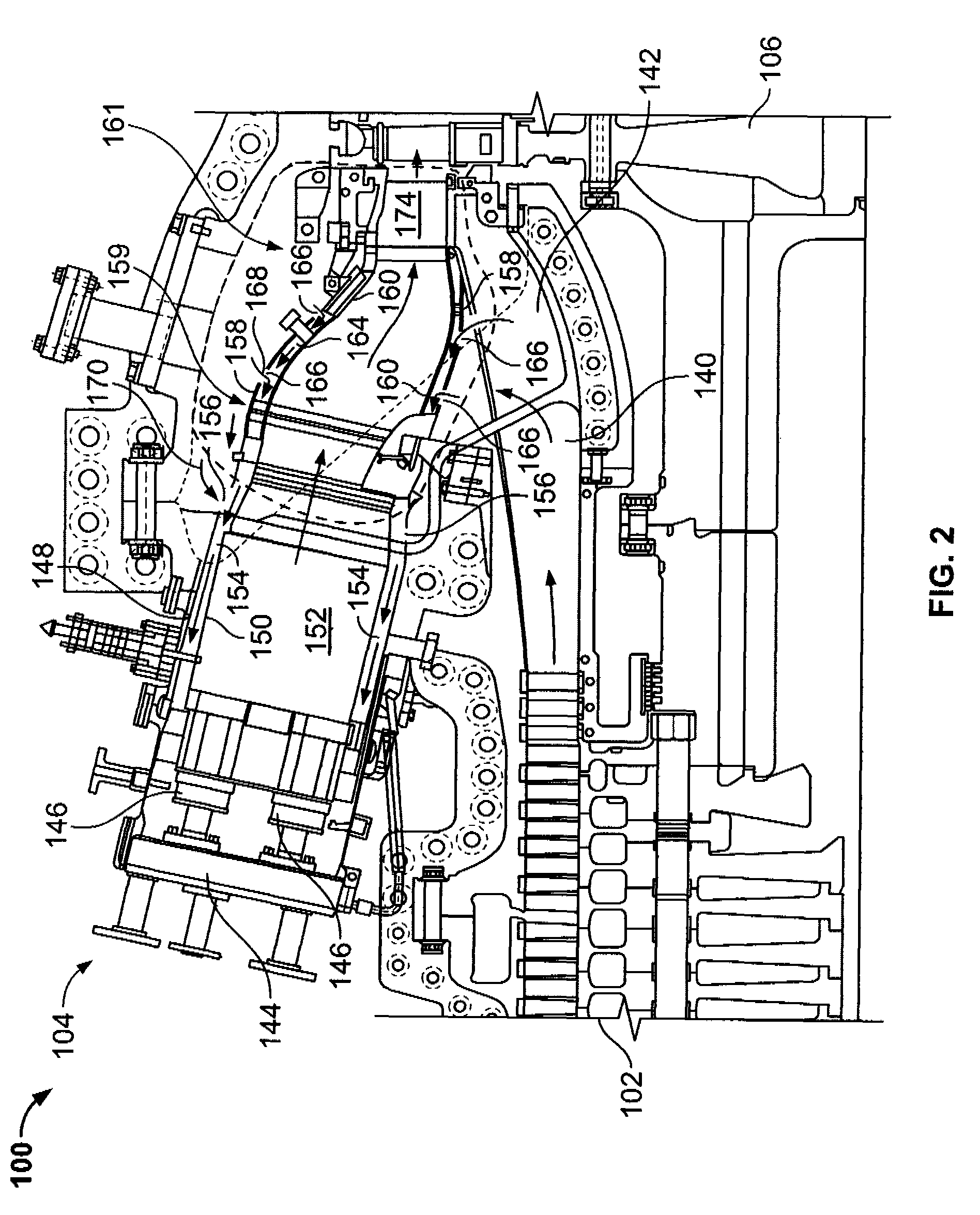 Method and apparatus to facilitate cooling turbine engines
