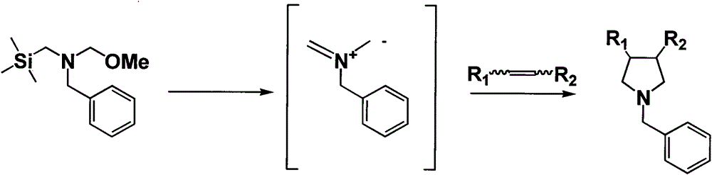 Synthesis method for N-methoxymethyl-N-(trimethylsilyl methyl)benzylamine