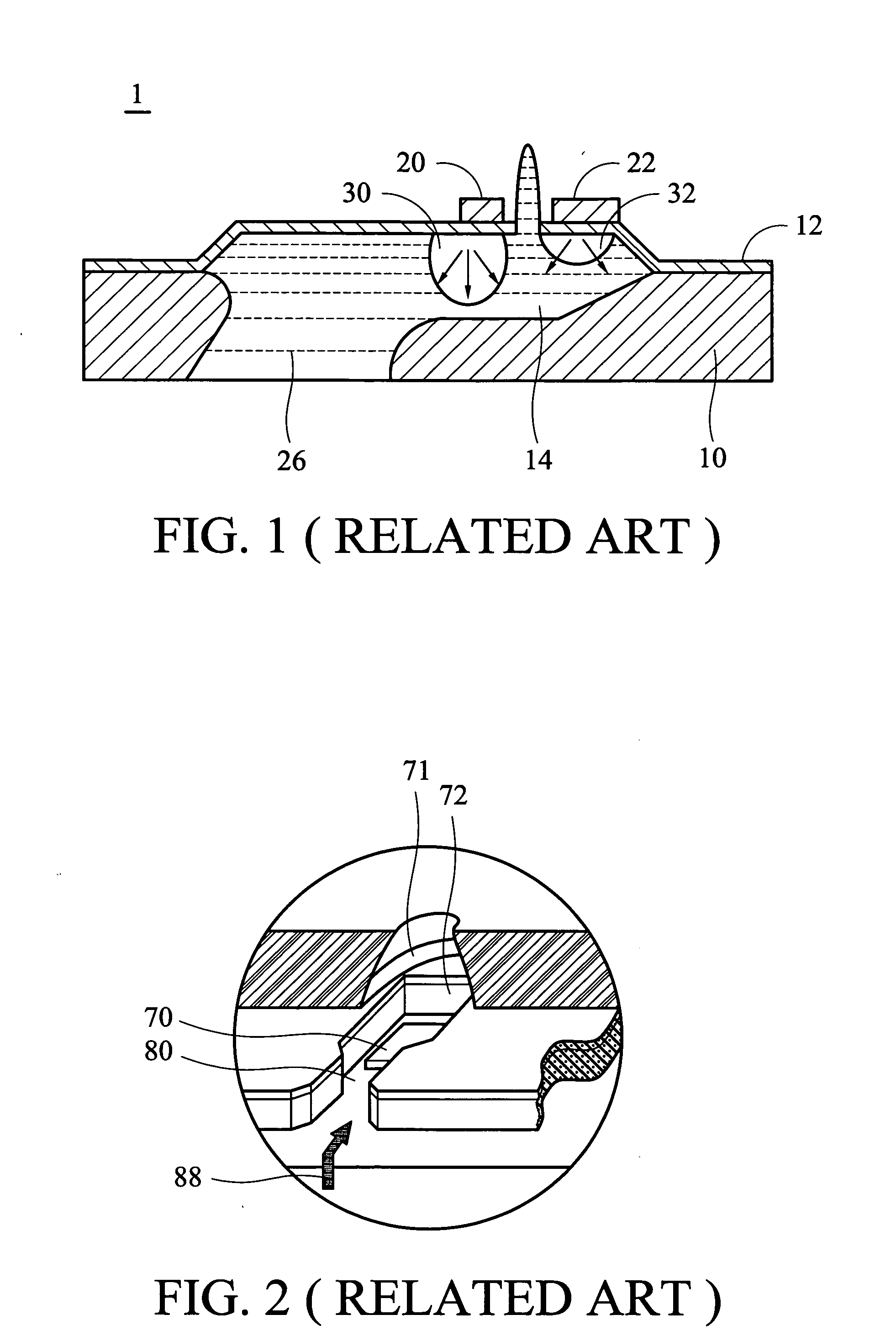 Method for fabricating an enlarged fluid chamber