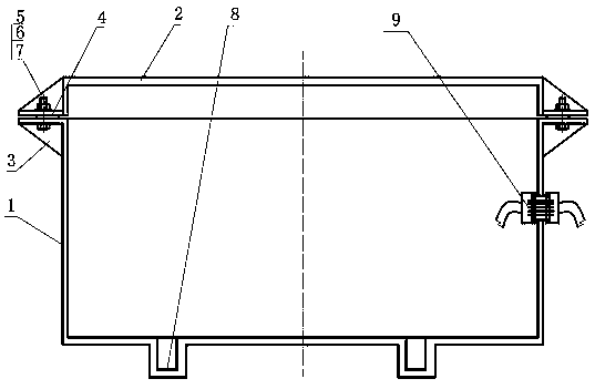 Composite material power battery pack having damage perception effect and preparation method thereof