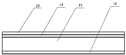 Composite material power battery pack having damage perception effect and preparation method thereof