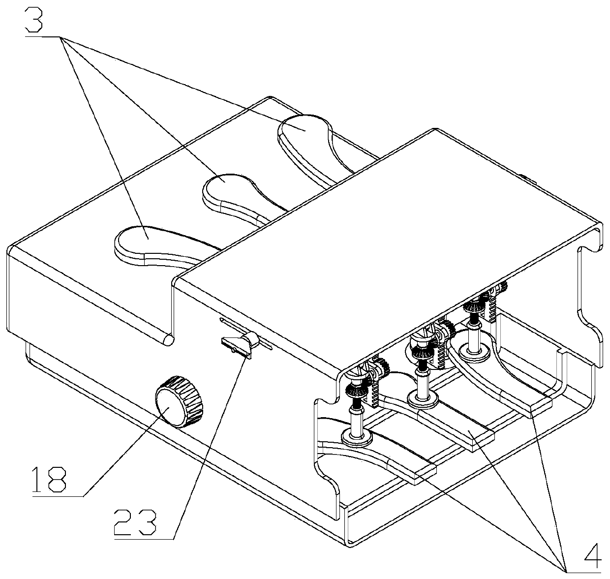 Piano pedal auxiliary device capable of adjusting height