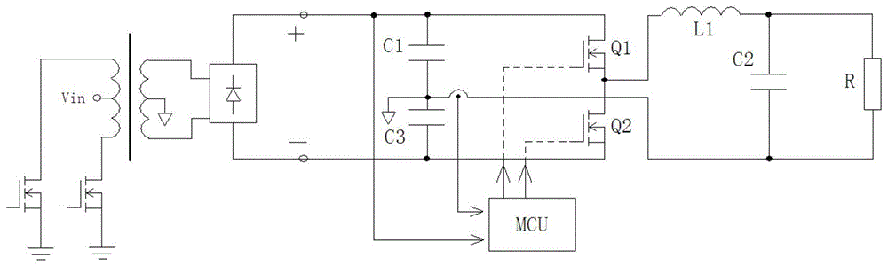 A control method for a sinusoidal AC inverter