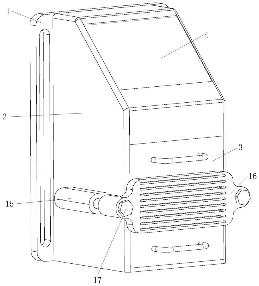 Waste lithium battery recycling device