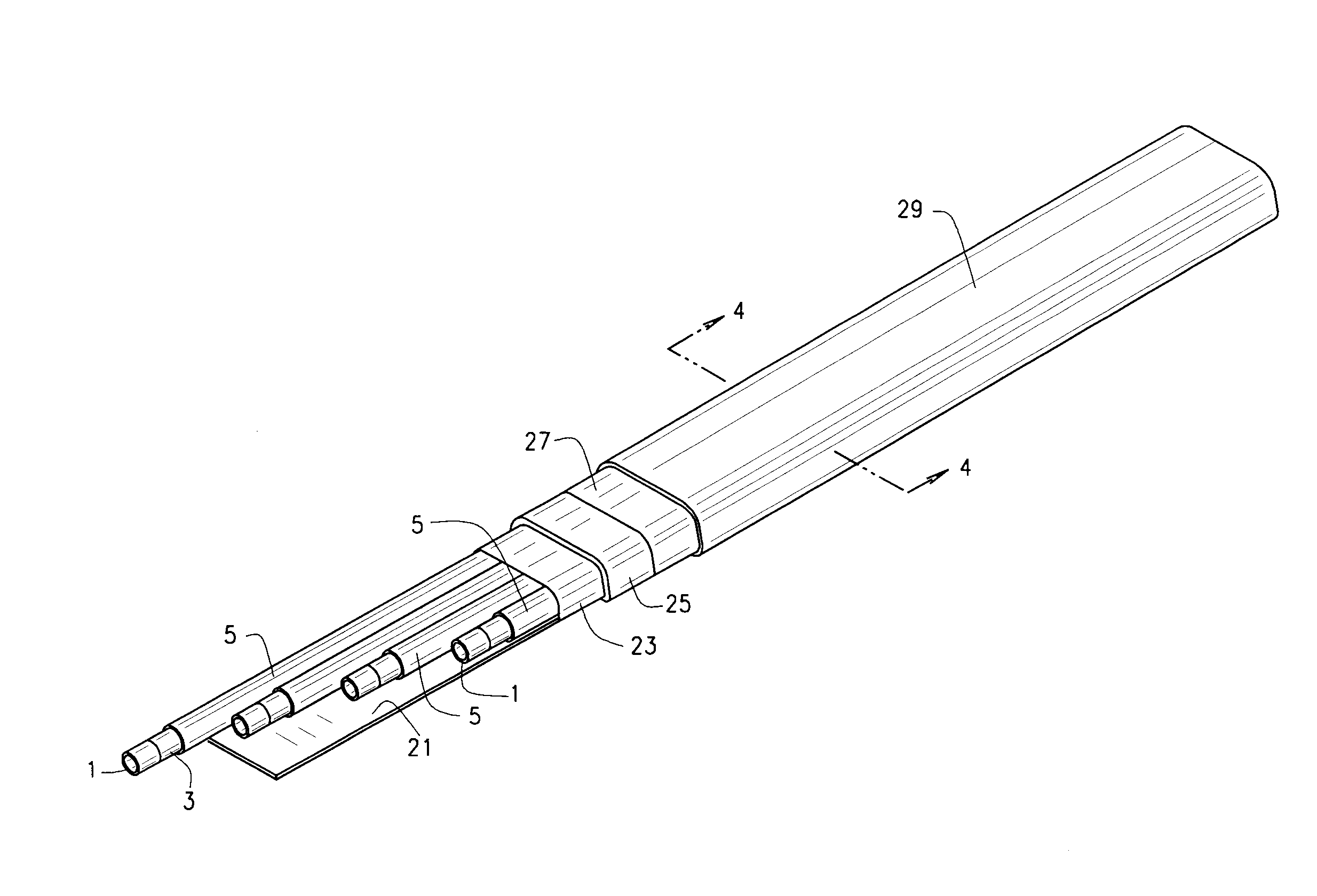 Environmentally protected tubing and method of making it