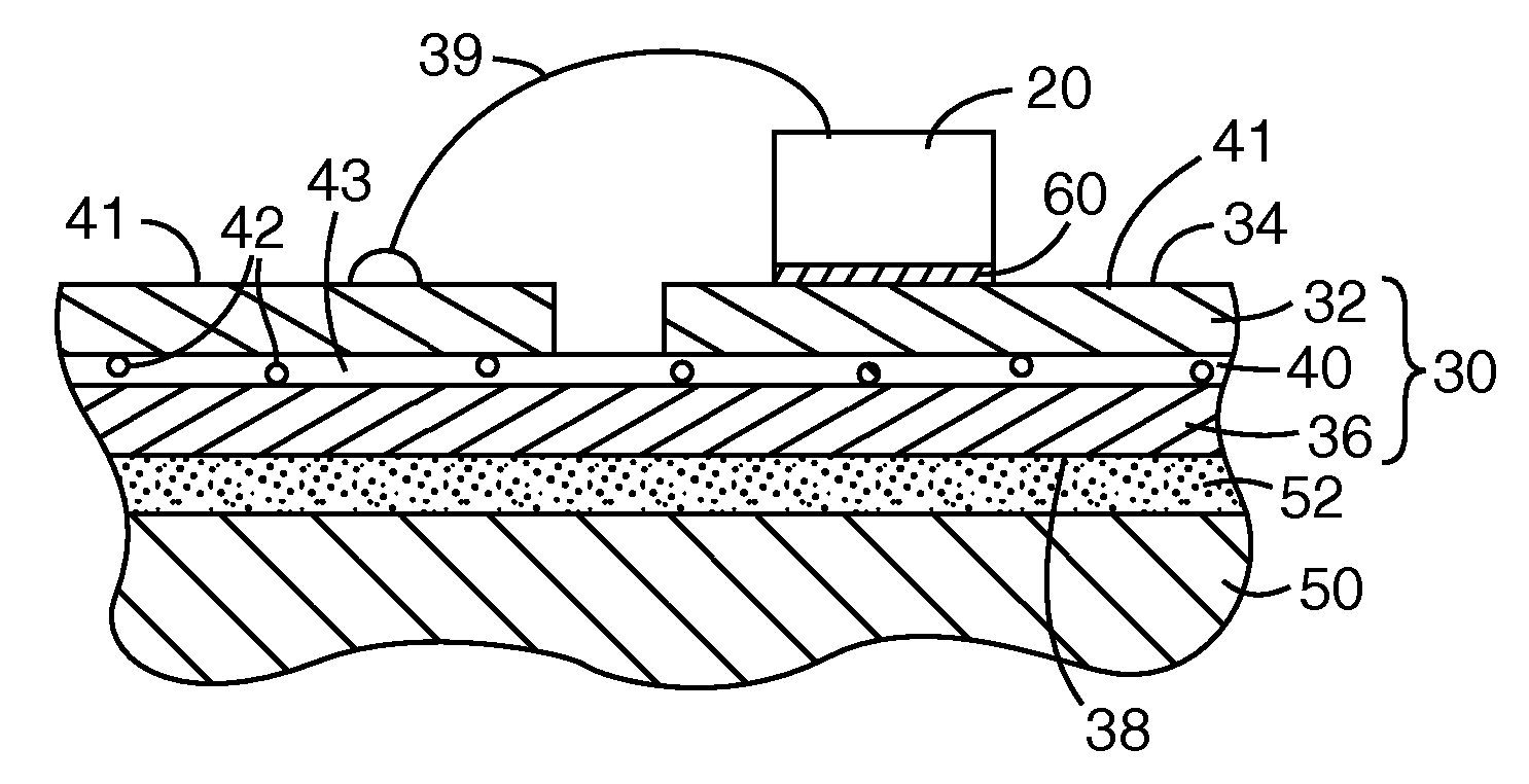 LED illumination assembly with compliant foil construction