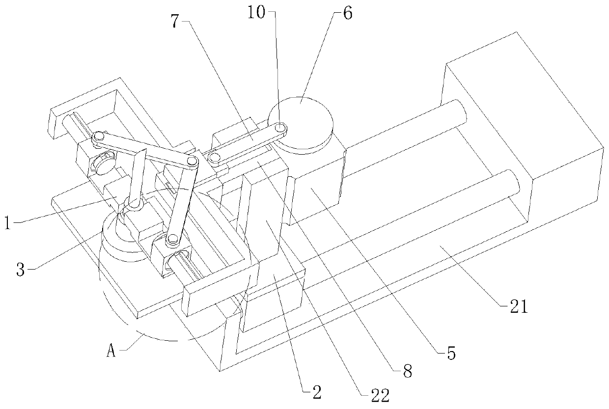 Automatic pressing mechanism for syringe needle assembly