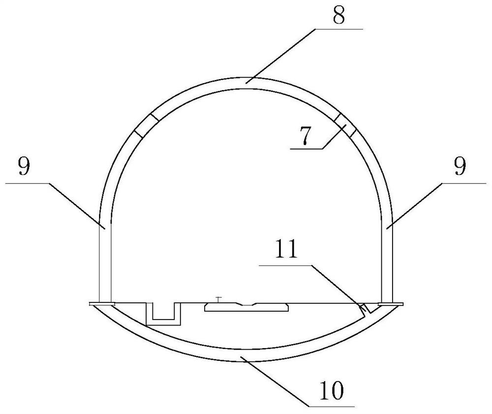 Broken type soft rock roadway supporting device and method based on concrete filled steel tube support