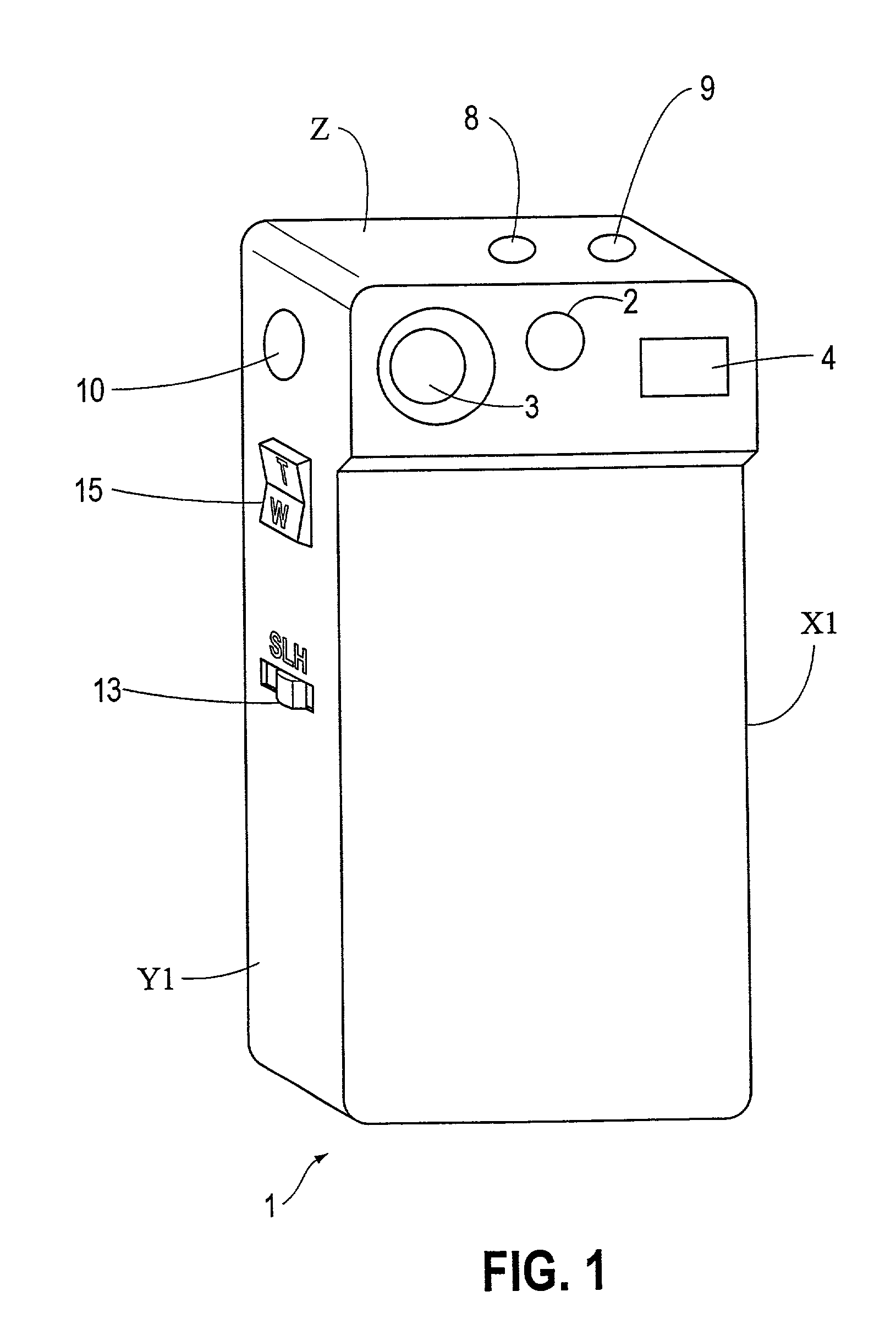 Digital camera including a zoom button and/or a touch tablet useable for performing a zoom operation