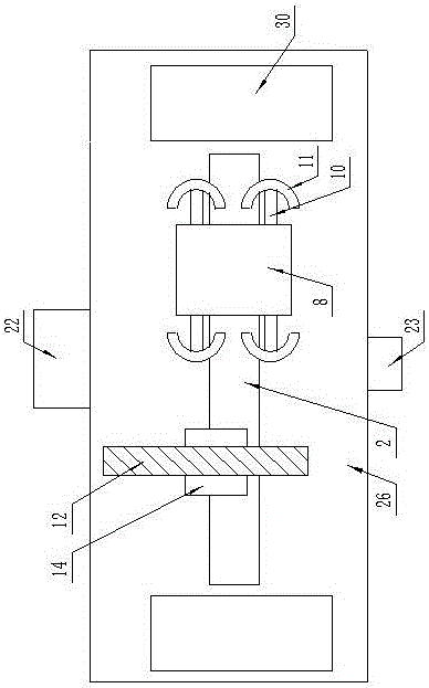 Wood section cutting and repairing device