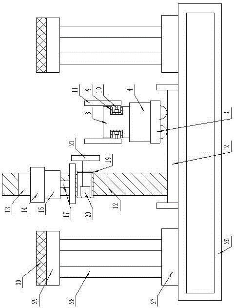 Wood section cutting and repairing device