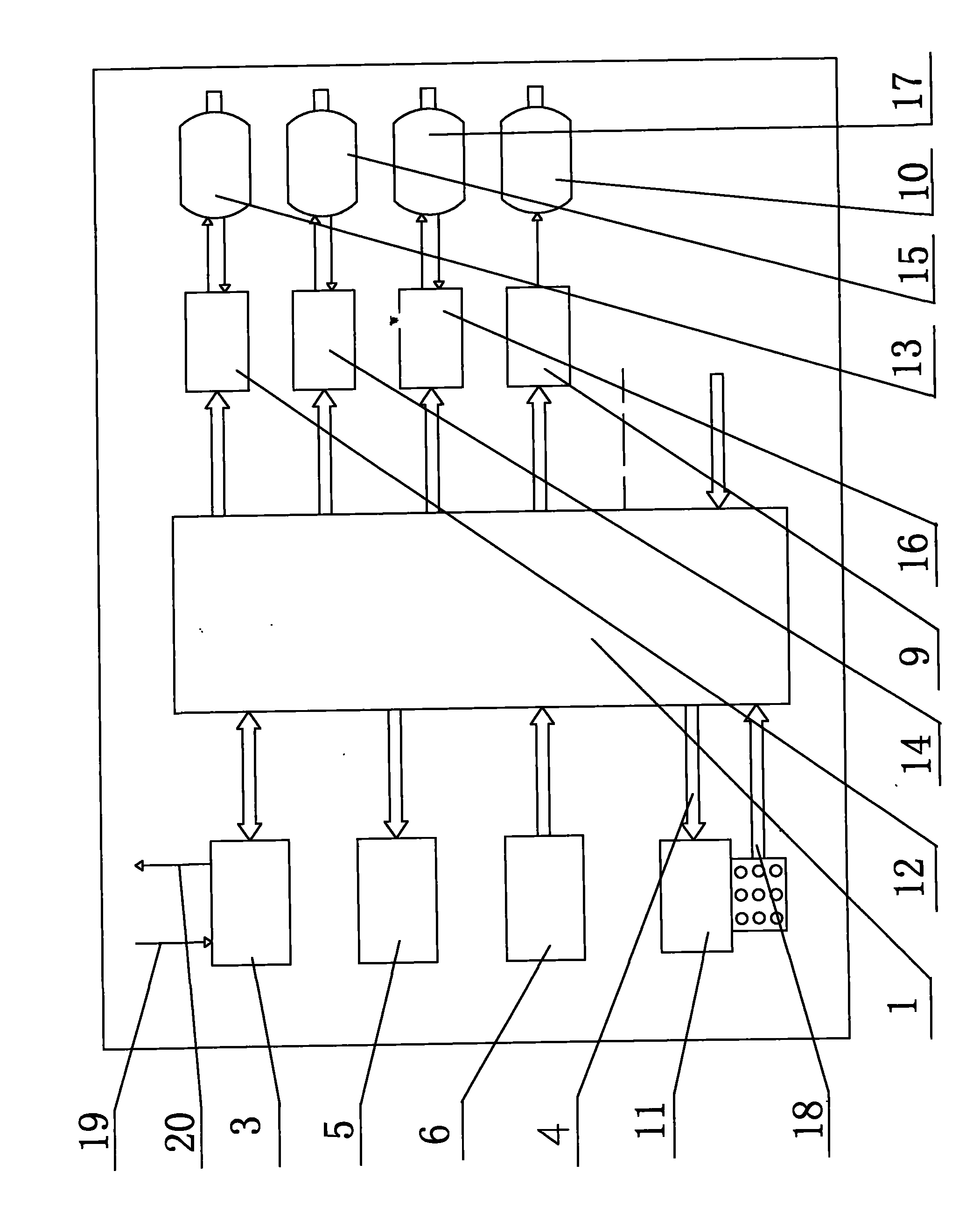 Embedded numerically controlled drill lathe control system and work method