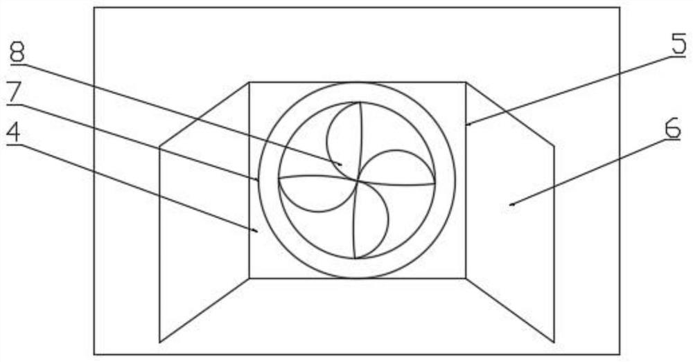 A high-efficiency spraying and drying device for automobile wheel hub spraying