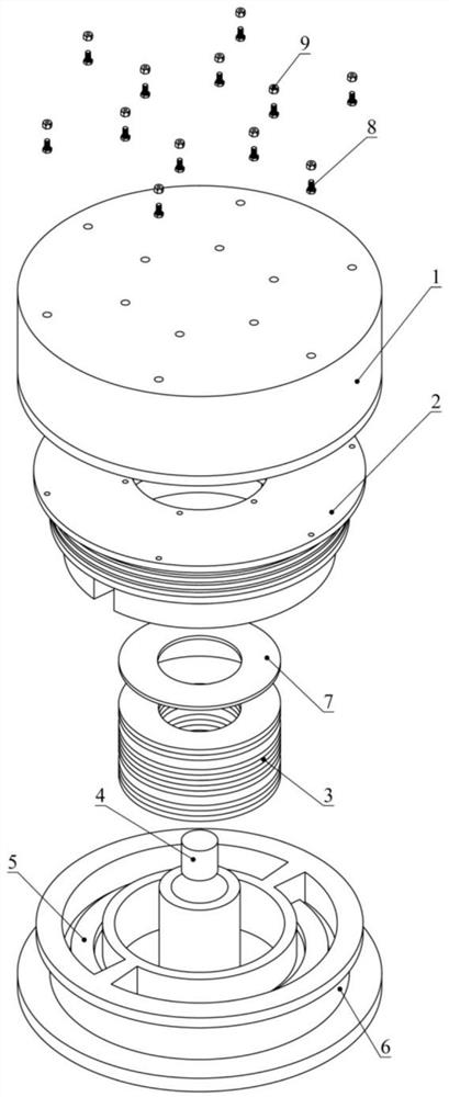 Multi-dimensional vibration isolation device and vibration isolation method for slab ballastless track