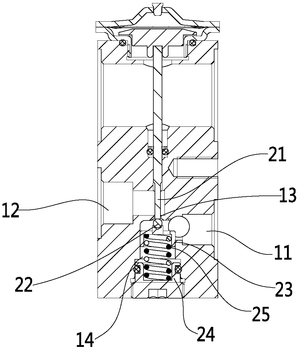 Expansion valve and gas supplementing and enthalpy increasing system