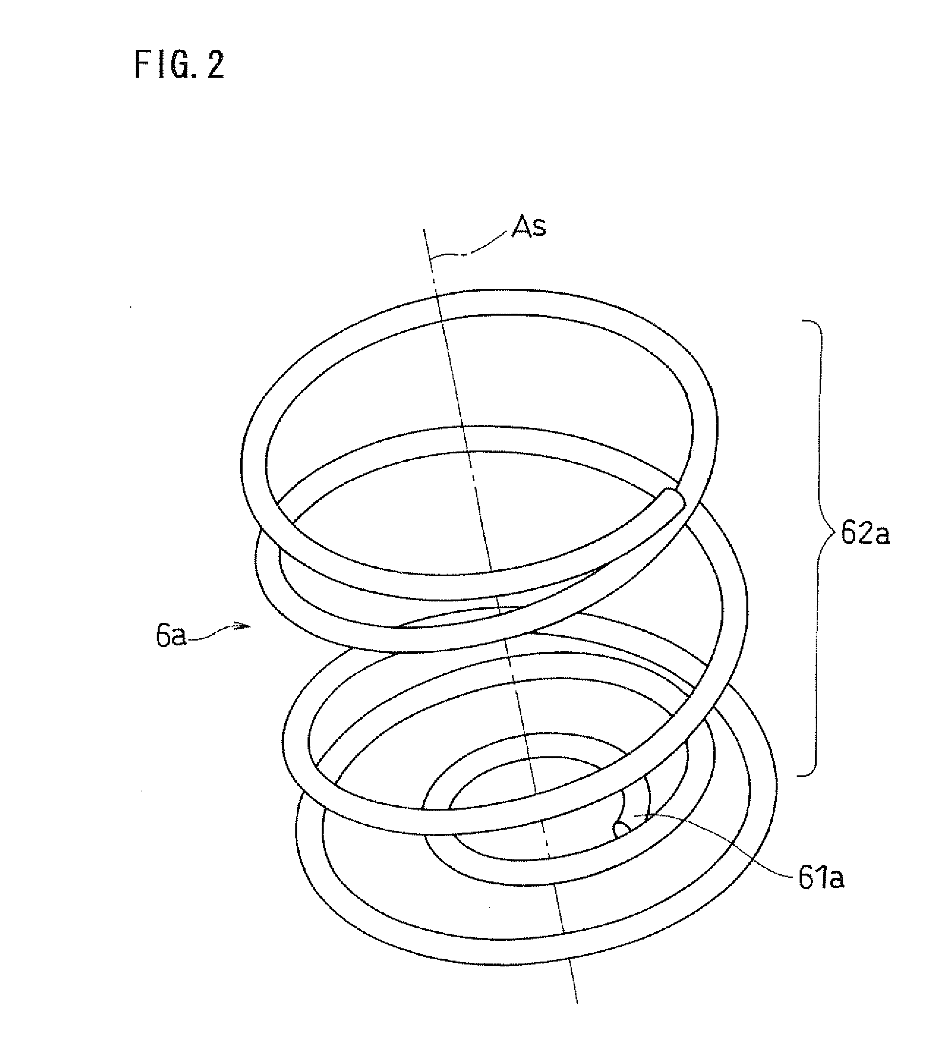 Coil spring structure of shutter button camera device and button structure of electronic device