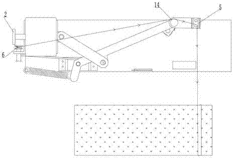 Automatic wire binding device for straw baler