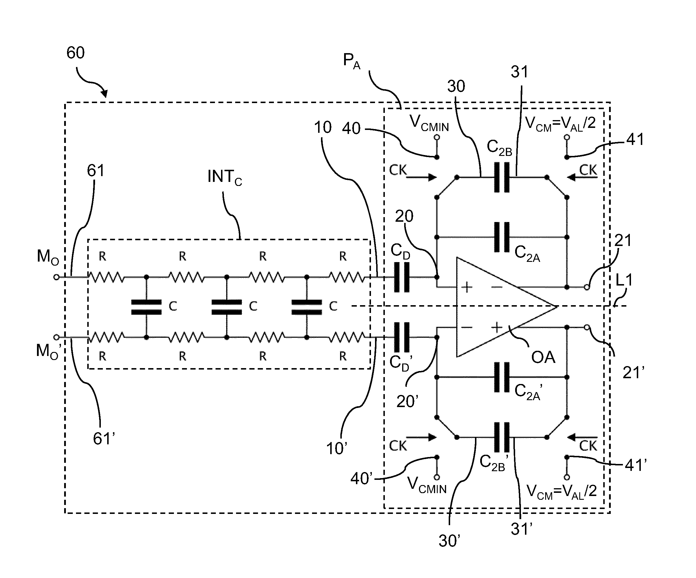 Microphone Preamplifier Circuit