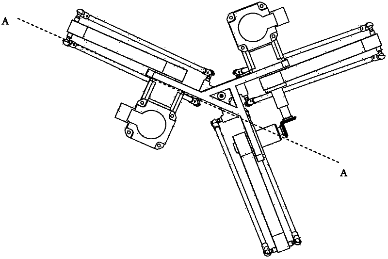 Two-degree-of-freedom space parallel connection robot