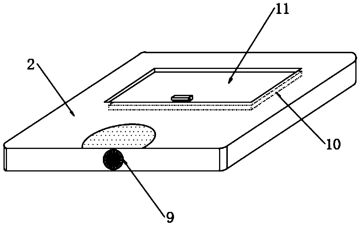 Dual-recognition recognition device based on entrance guard card and face recognition