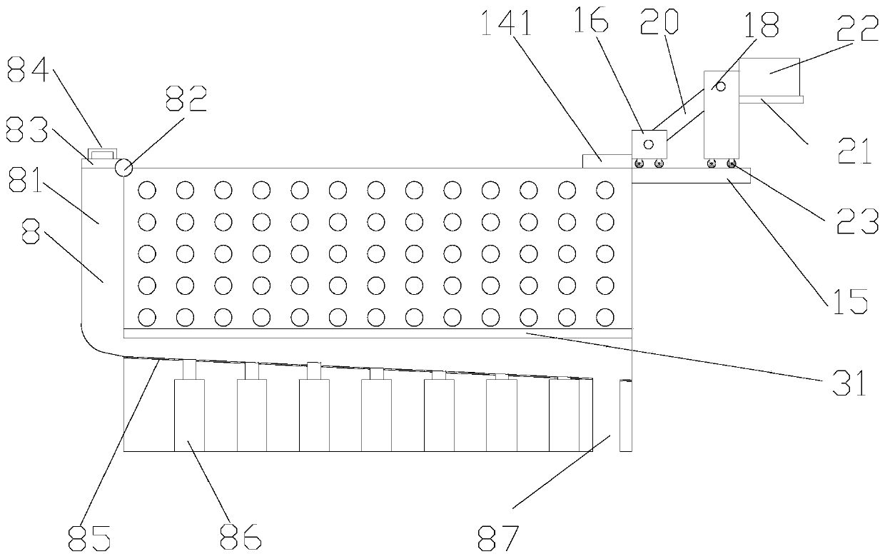 A household vegetable planter that can harvest automatically