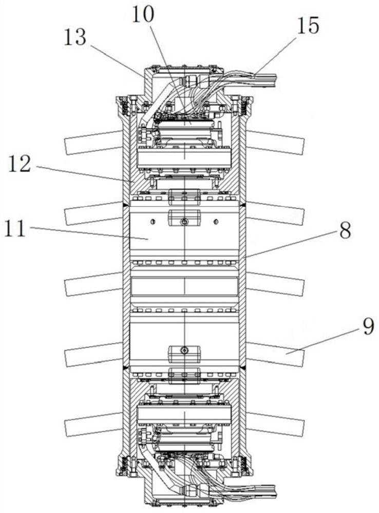 Heading machine cutter head and heading machine