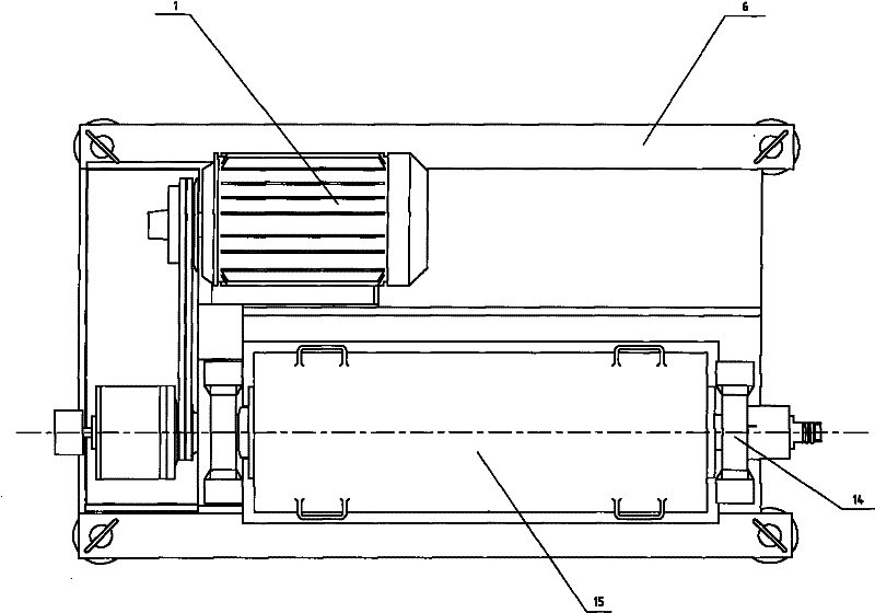 Integrated arrangement structure of decanter centrifuge and hydraulic station