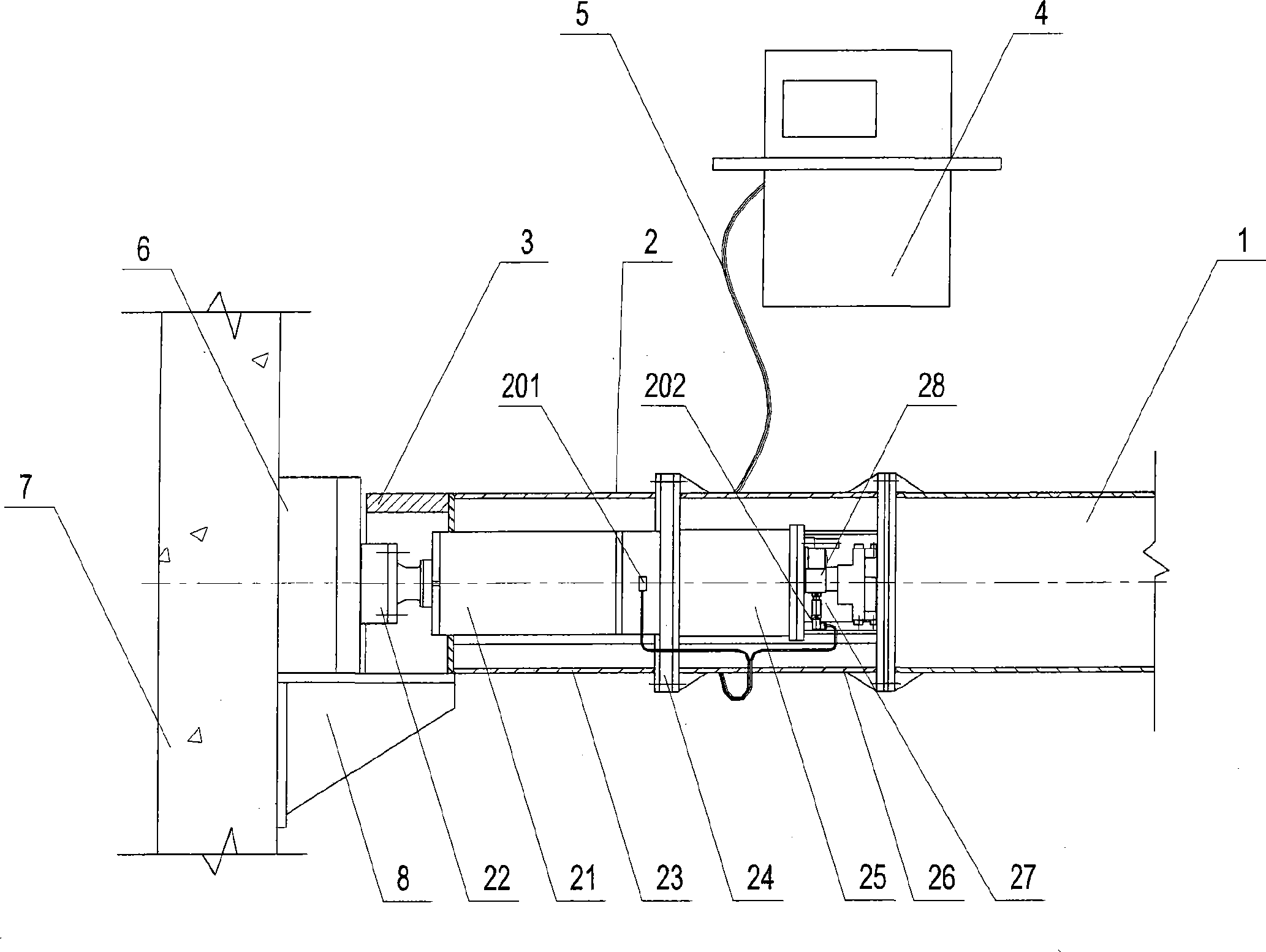 Foundation pit controllable hydraulic steel support and use thereof