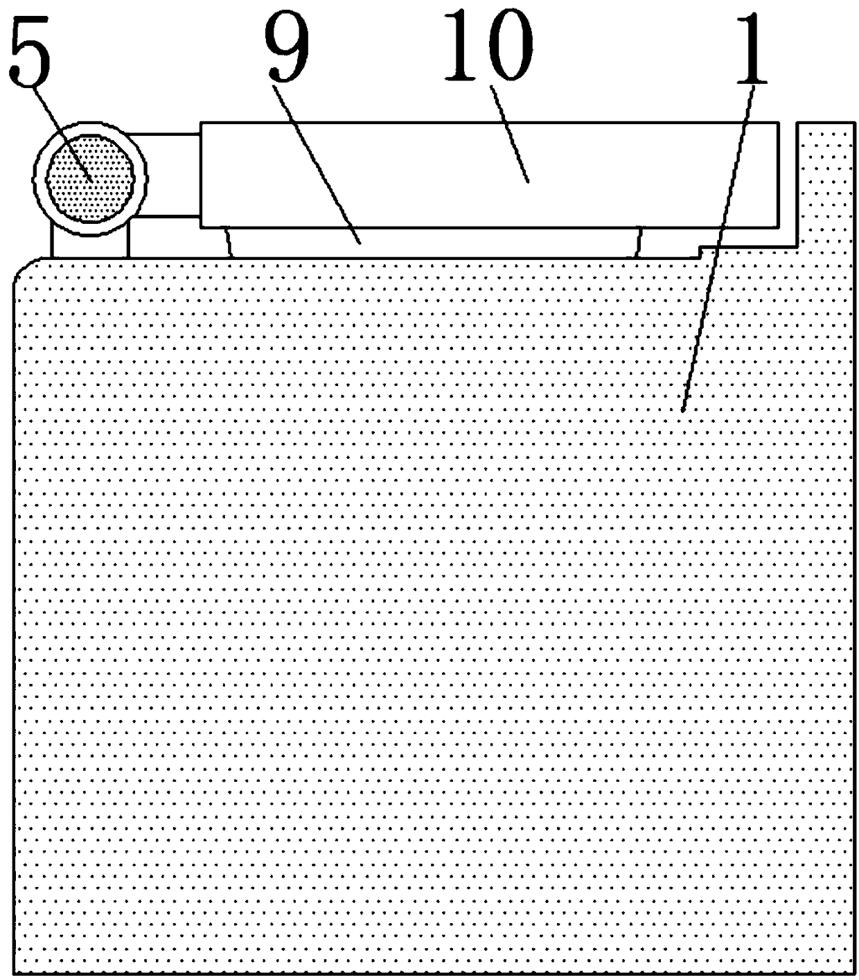 Cleaning device and cleaning method for textile fabric production